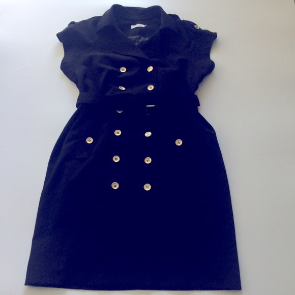 Calvin Klein Dresses & Skirts - 12 CALVIN KLEIN button sailor shirt dress